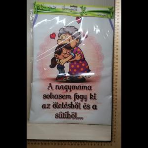 Feliratos kötény -