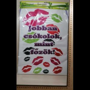 Feliratos kötény - -