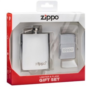 Zippo flaska + benzines öngyújtó